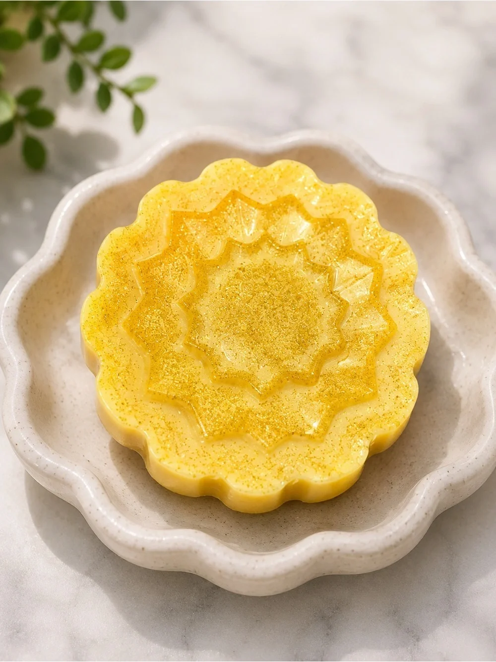 Rum coconut soap SHIMMER 3x3 inches 7oz made with goat milk